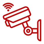Ícono de cámara de seguridad CCTV