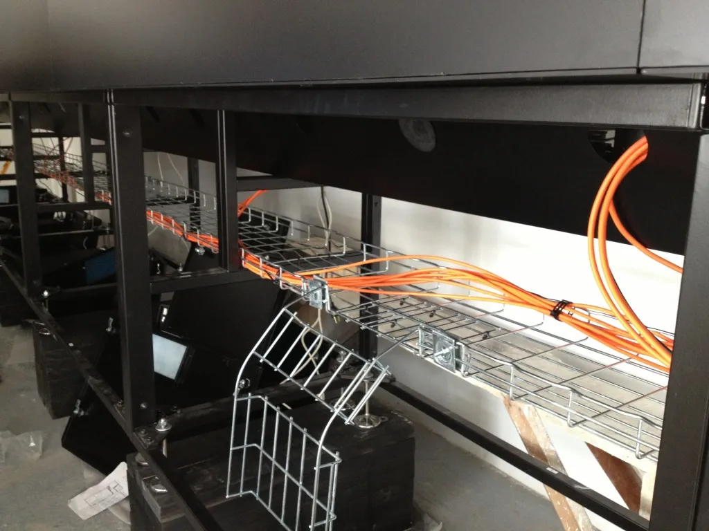 Avance del montaje de un videowall