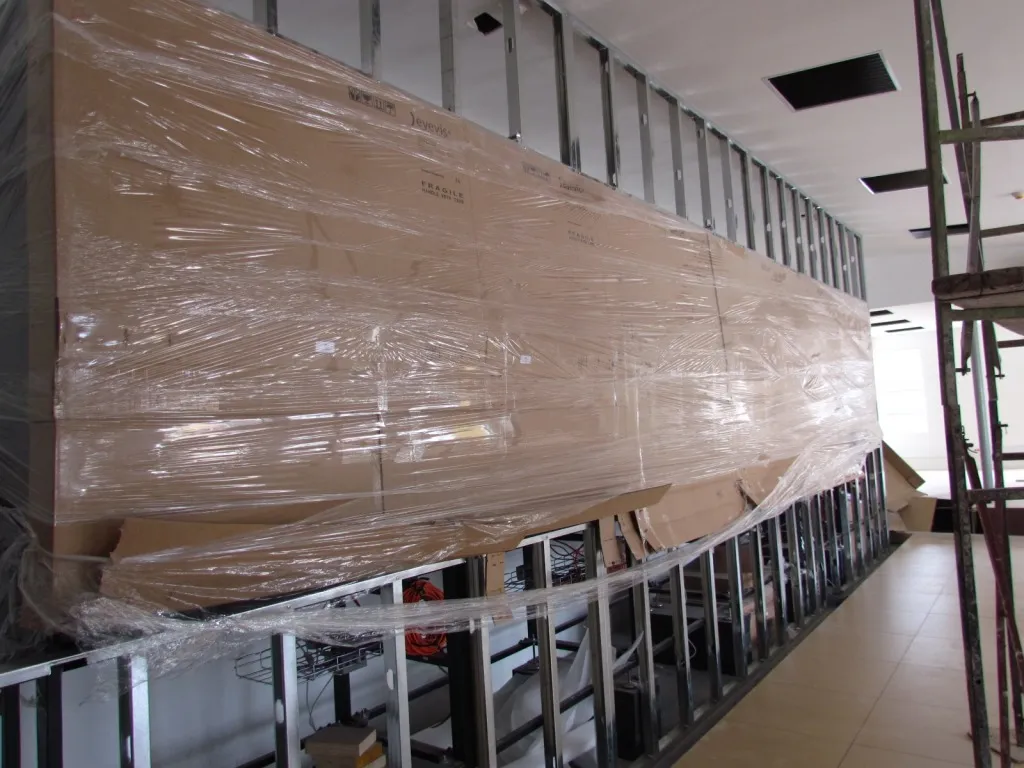Montaje de videowall en un proyecto de Anpala
