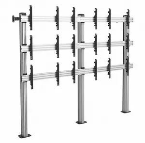Soporte de piso LVS02-946FB para videowall de 9 pantallas